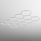 Single Garage Classic - Hexagon LED Lighting Fixture