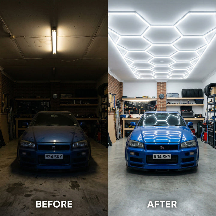 The Ultimate Guide to Garage Lighting in Australia | Why Hexagon LED Lights Are Taking Over