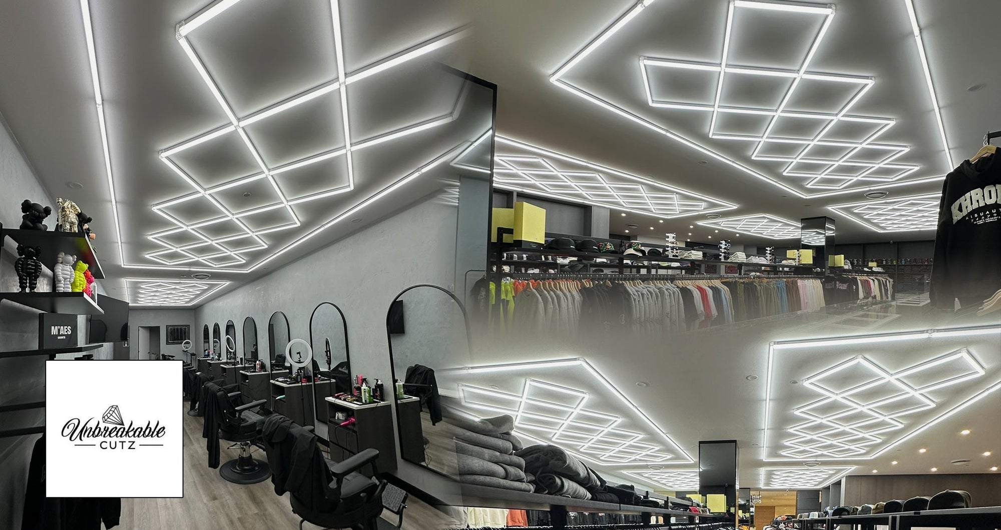 HEXA hexagon LED panel durability test showing robust build quality and long-life construction