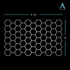 Large Triple Garage Classic - Hexagon LED Lighting Fixture