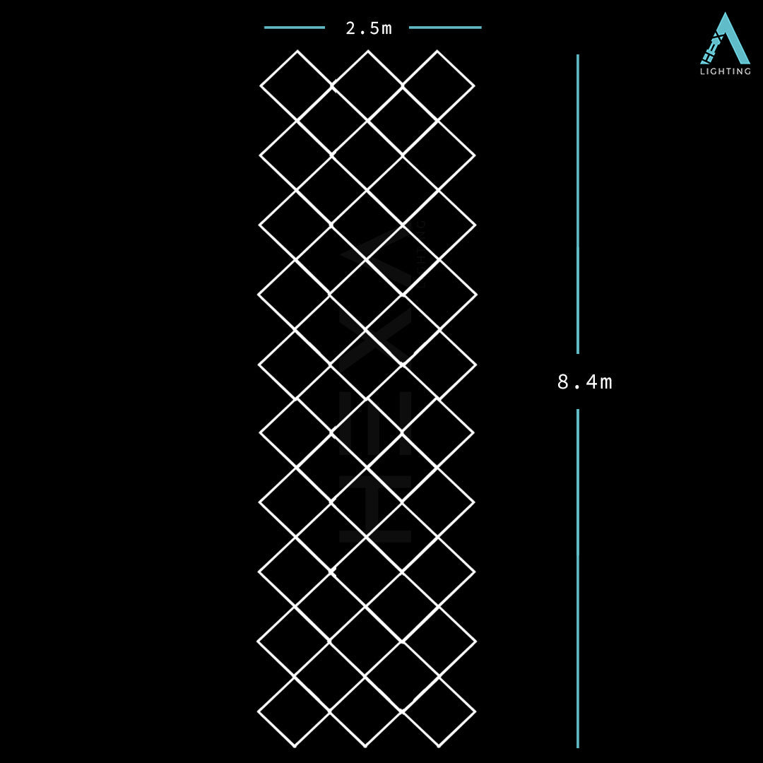 Argyle Diamond Grid - LED Lighting System GD-ARG1