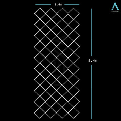 Argyle Diamond Grid - LED Lighting System GD-ARG1
