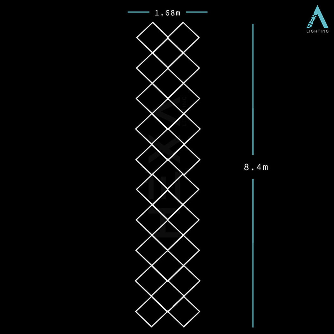 Argyle Diamond Grid - LED Lighting System GD-ARG1