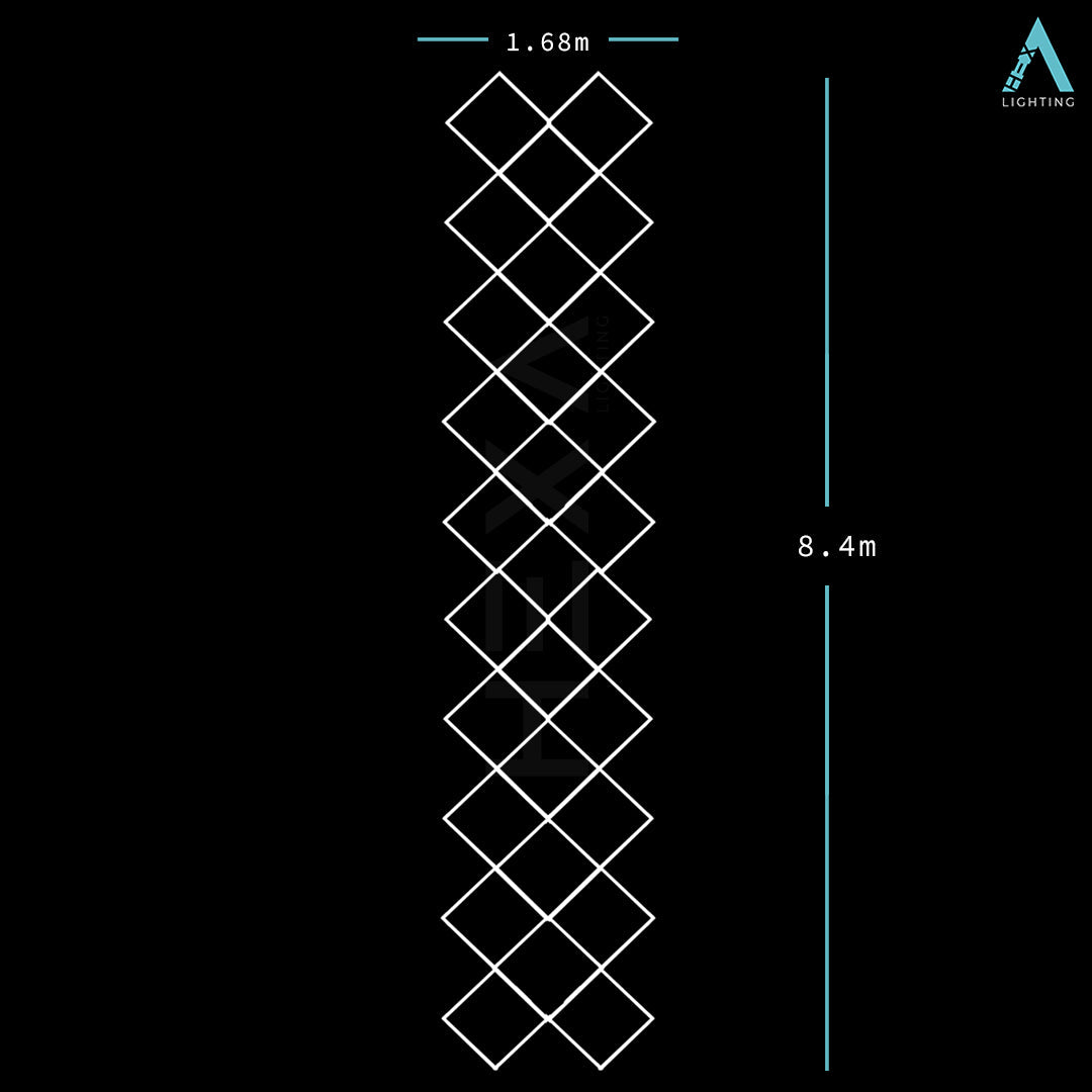 Argyle Diamond Grid - LED Lighting System GD-ARG1