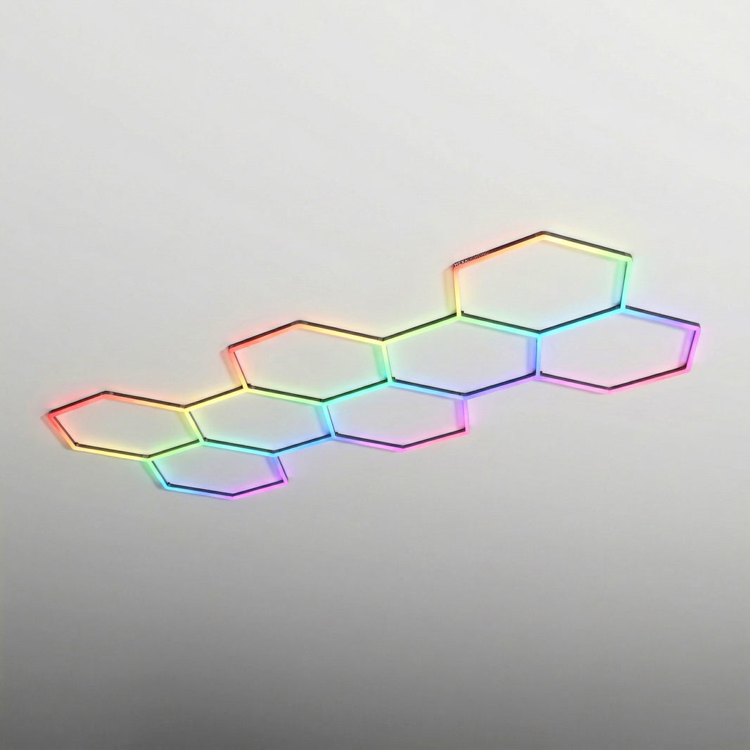 Cluster - RGB Hexagon Lighting Fixture CLUSTER RGB