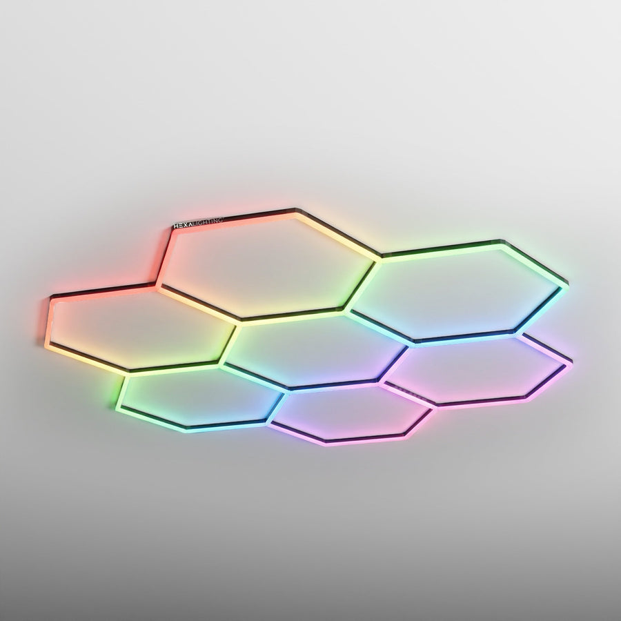 Comb RGBW Hexagon Lighting Fixture (placeholder image, RGBW photography pending)