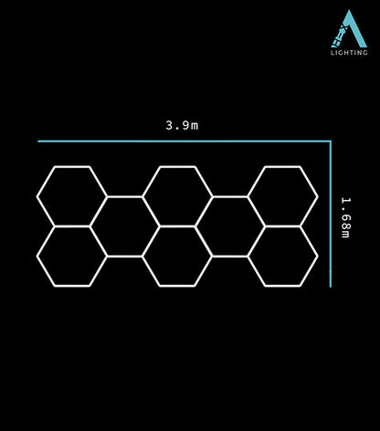 Cluster Classic - Hexagon LED Lighting Fixture CLUSTER