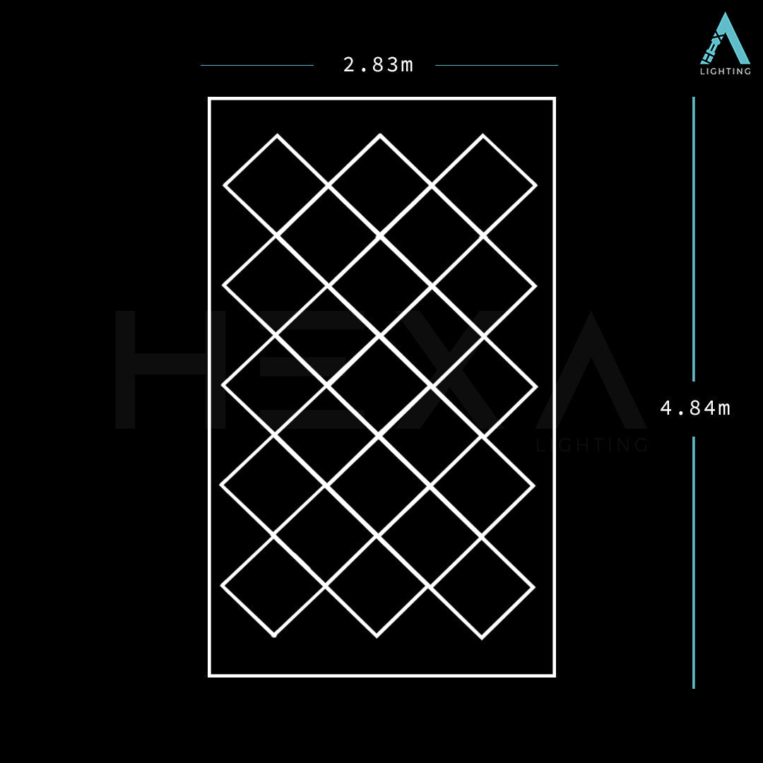 Diamond Grid - LED Lighting System GD-1003