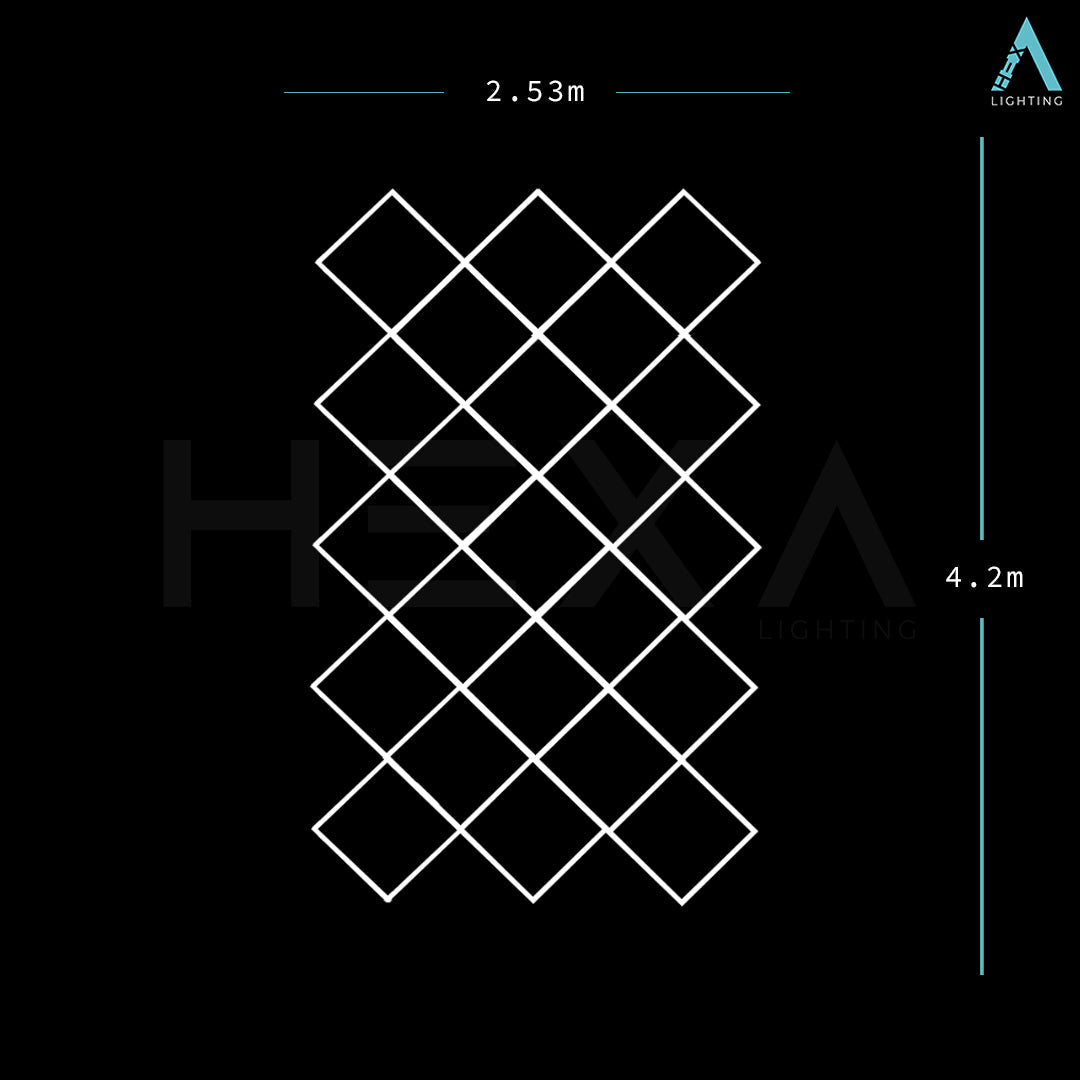 Diamond Grid - LED Lighting System GD-1003