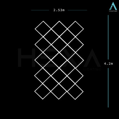 Diamond Grid - LED Lighting System GD-1003