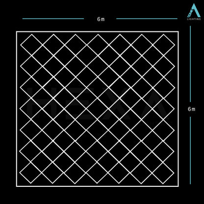 Double Diamond Grid - HEXA LED Lighting System GD-1005