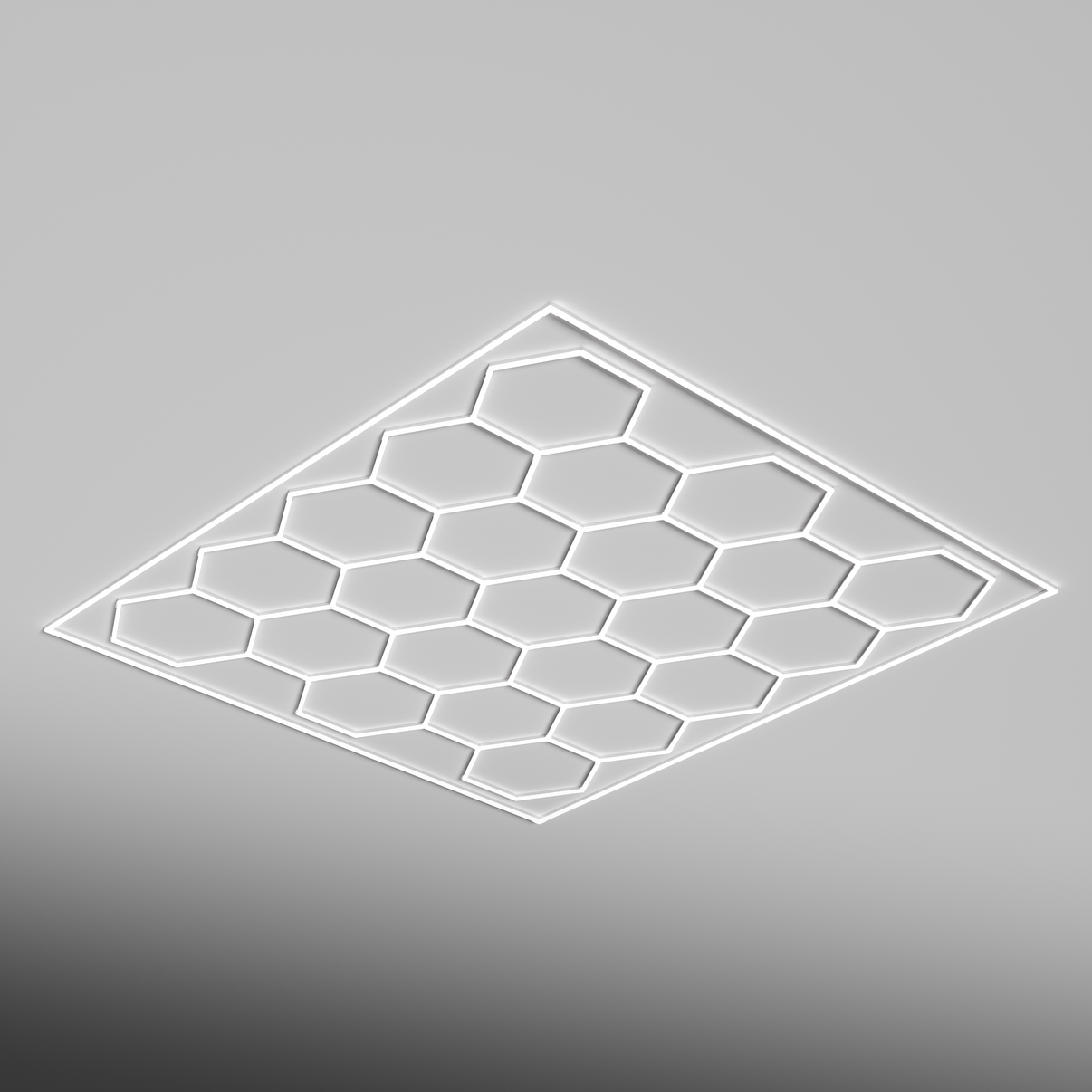 Double Garage Bordered - HEXA LED Lighting System Double Garage Bordered