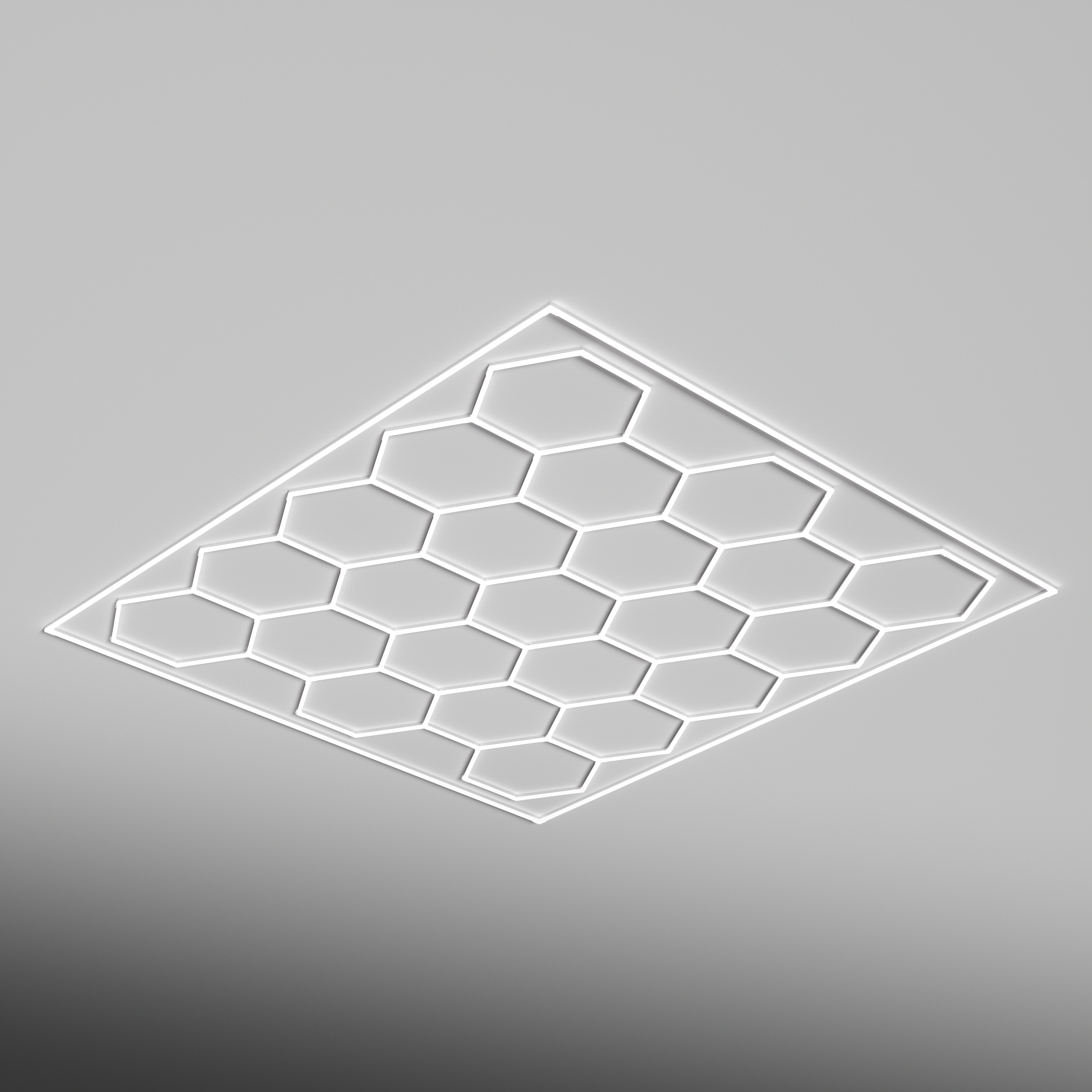 Double Garage Bordered - HEXA LED Lighting System Double Garage Bordered