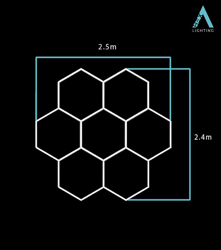Comb Classic - Hexagon LED Lighting Fixture COMB