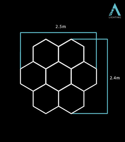 Comb Classic - Hexagon LED Lighting Fixture COMB