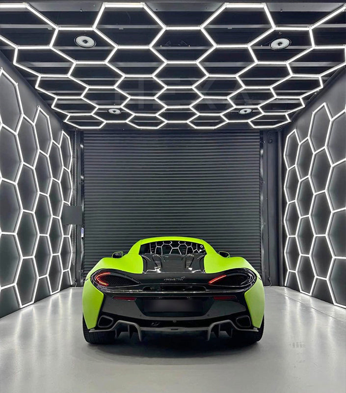 Large Double Garage Classic - Hexagon LED Lighting Fixture LARGE DOUBLE GARAGE