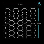 Large Double Garage Classic - Hexagon LED Lighting Fixture