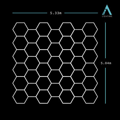 Large Double Garage Classic - Hexagon LED Lighting Fixture LARGE DOUBLE GARAGE