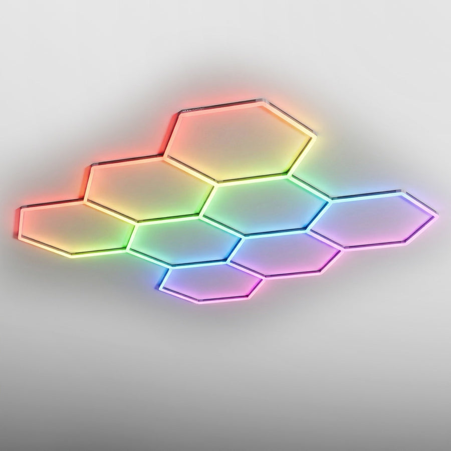 Octo RGBW Hexagon Lighting Fixture (placeholder image, RGBW photography pending)