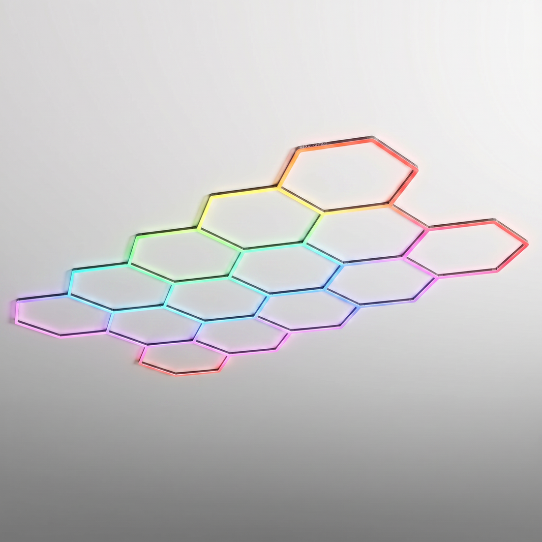 SG - RGB Hexagon Lighting Fixture from HEXA Lighting