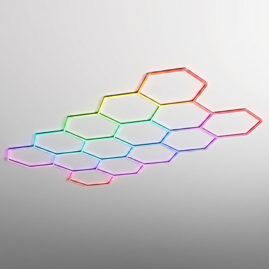 SG RGBW Hexagon Lighting Fixture (placeholder image, RGBW photography pending)