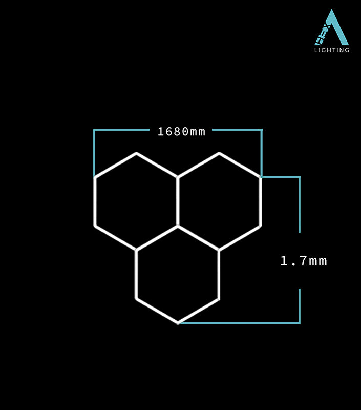 Triod Classic - Hexagon LED Lighting Fixture TRIOD