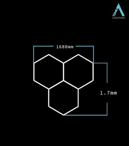 Triod Classic - Hexagon LED Lighting Fixture TRIOD
