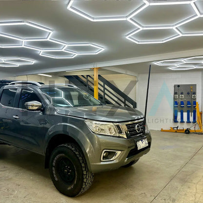 2.1m x 3m | Hexagon LED Lighting Fixture PENTA GRANDE