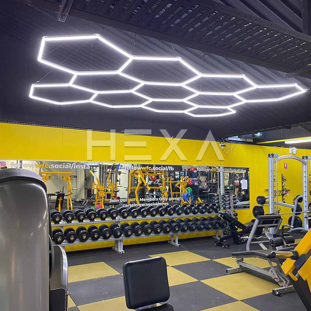 3m x 4.2m | Hexagon LED Lighting Fixture DODECA GRANDE