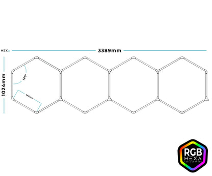 Tetra - RGB Hexagon Lighting Fixture TETRA RGB