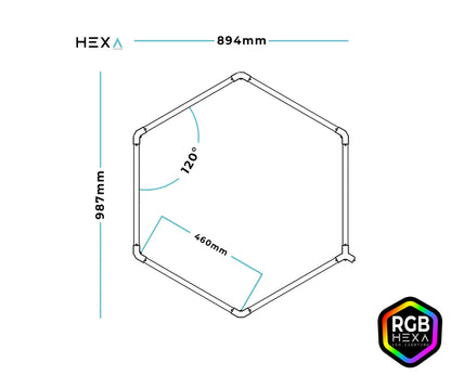 Mono - RGB Hexagon Lighting Fixture MONO RGB